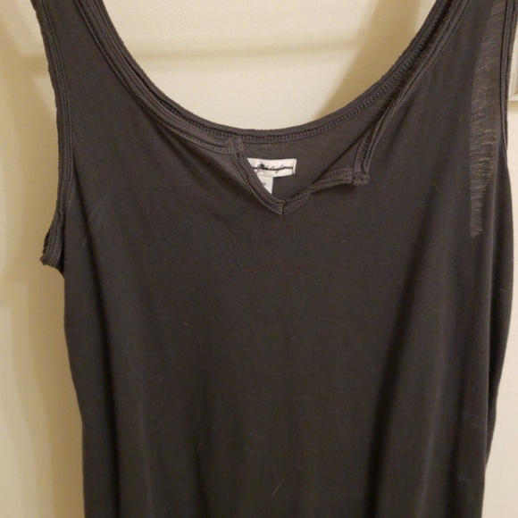 Steele/black tank top - Picture 2 of 2
